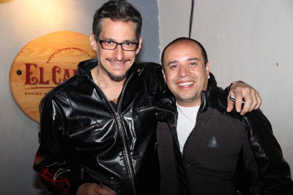 Diego Maroto y Ulises Guzmán en el homenaje a Juan López Moctezuma.