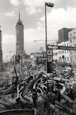Sismo de 1985 en la ciudad de México.