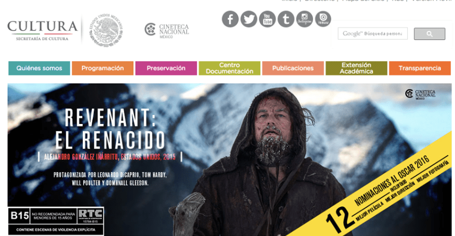 Cineteca proyectó El Renacido a la par que el estreno comercial.