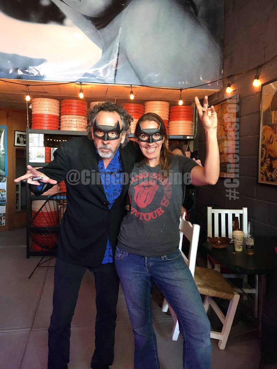 Tim Burton y Viviana Garcia