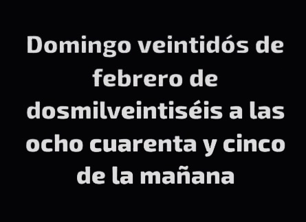 Un parque de&nbsp;escritura